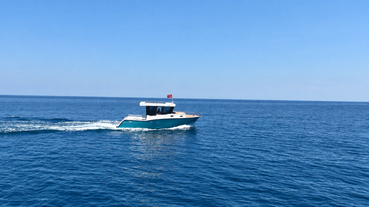 ORCA-900 denizde seyir halinde